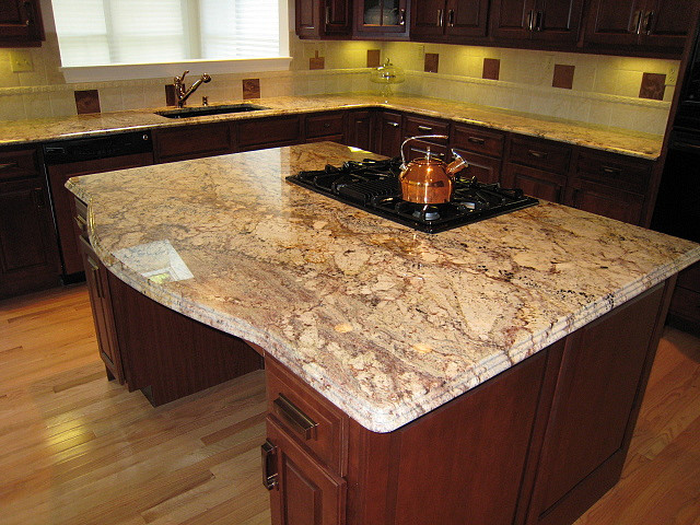 Golden Typhoon Kitchen Countertops By Superior Granite Marble